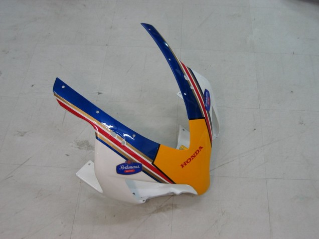 2004-2005 White Blue Gold Rothmans Honda CBR1000RR Motorcycle Fairings UK Stores
