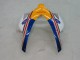2004-2005 White Blue Gold Rothmans Honda CBR1000RR Motorcycle Fairings UK Stores