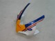 2004-2005 White Blue Gold Rothmans Honda CBR1000RR Motorcycle Fairings UK Stores