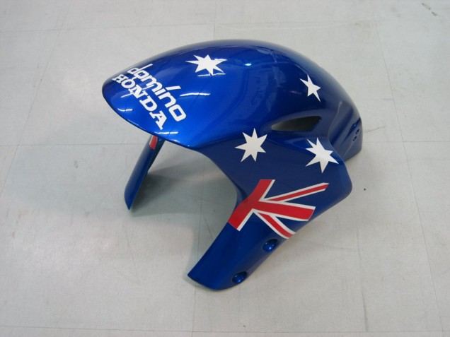 2004-2005 White Blue Red Glossy Black Star Carrera Lee Honda CBR1000RR Motorcycle Fairings UK Stores