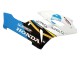 2004-2005 White Light Blue Yellow Black Konica Minolta Honda CBR1000RR Motorcycle Fairings UK Stores