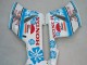 2004-2005 White Blue Snow Nastro Azzurro 46 Honda CBR1000RR Motorcycle Fairings UK Stores