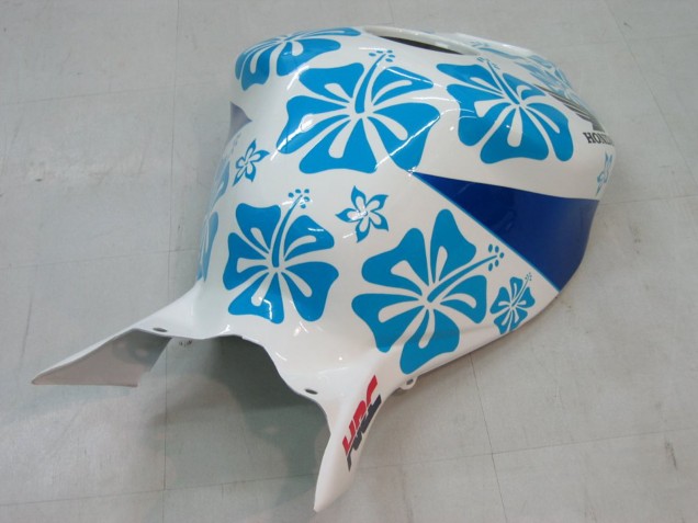 2004-2005 White Blue Snow Nastro Azzurro 46 Honda CBR1000RR Motorcycle Fairings UK Stores