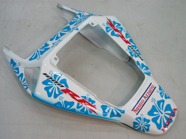 2004-2005 White Blue Snow Nastro Azzurro 46 Honda CBR1000RR Motorcycle Fairings UK Stores