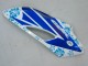2004-2005 White Blue Snow Nastro Azzurro 46 Honda CBR1000RR Motorcycle Fairings UK Stores