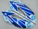 2004-2005 White Blue Snow Nastro Azzurro 46 Honda CBR1000RR Motorcycle Fairings UK Stores