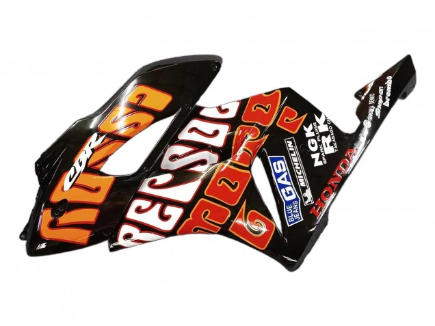 2004-2005 Yellow Orange Glossy Black Repsol Rossi 46 Honda CBR1000RR Motorcycle Fairings UK Stores