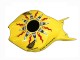 2004-2005 Yellow Orange Glossy Black Repsol Rossi 46 Honda CBR1000RR Motorcycle Fairings UK Stores