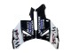 2004-2005 Glossy Black White West Honda CBR1000RR Motorcycle Fairings UK Stores