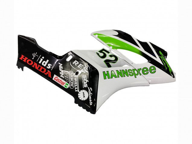 2004-2005 White Green Glossy Black Hannspree 52 Honda CBR1000RR Motorcycle Fairings UK Stores
