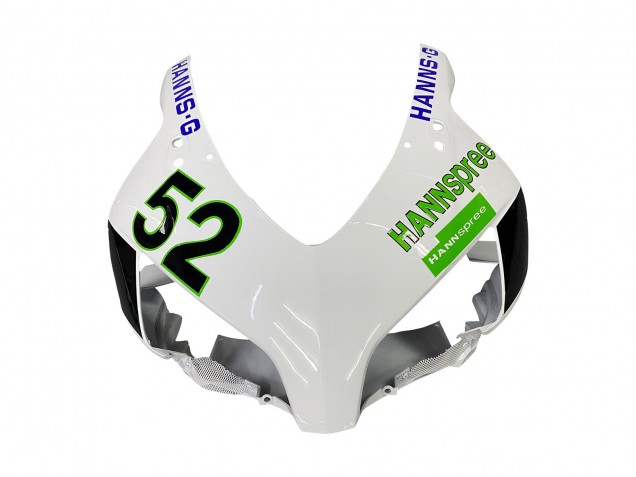 2004-2005 White Green Glossy Black Hannspree 52 Honda CBR1000RR Motorcycle Fairings UK Stores
