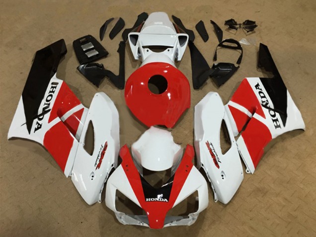 2004-2005 White Red Glossy Black Fireblade Honda CBR1000RR Motorcycle Fairings UK Stores