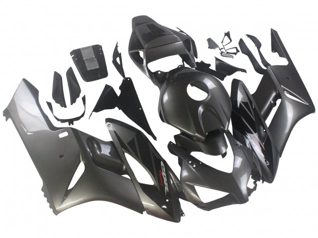 2004-2005 Glossy Grey Glossy Black Honda CBR1000RR Motorcycle Fairings UK Stores