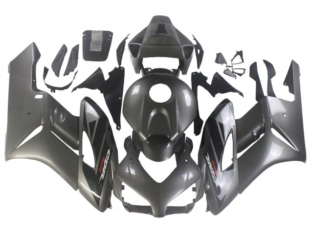 2004-2005 Glossy Grey Glossy Black Honda CBR1000RR Motorcycle Fairings UK Stores