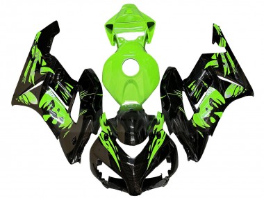 2004-2005 Green Glossy Black Honda CBR1000RR Motorcycle Fairings UK Stores