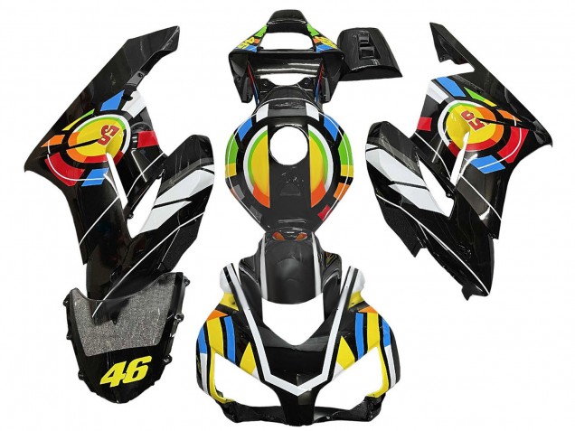 2004-2005 Yellow Blue Red Glossy Black Color Wheel 46 Honda CBR1000RR Motorcycle Fairings UK Stores