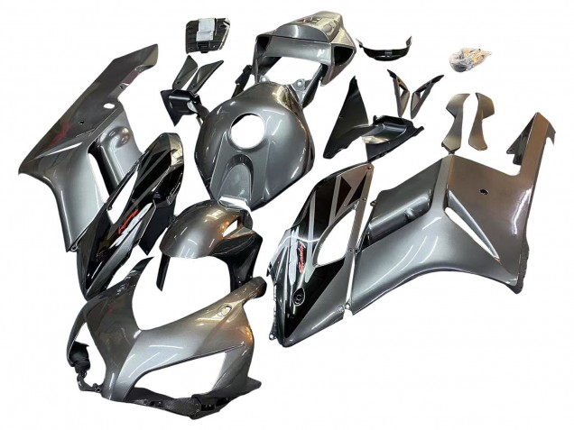 2004-2005 Silver Glossy Black Honda CBR1000RR Motorcycle Fairing UK Stores