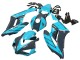 2004-2005 Light Blue Glossy Black Honda CBR1000RR Motorcycle Fairings UK Stores