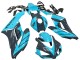 2004-2005 Light Blue Glossy Black Honda CBR1000RR Motorcycle Fairings UK Stores