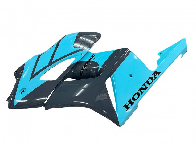 2004-2005 Light Blue Glossy Black Honda CBR1000RR Motorcycle Fairings UK Stores
