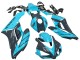 2004-2005 Light Blue Glossy Black Honda CBR1000RR Motorcycle Fairings UK Stores