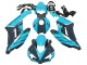 2004-2005 Light Blue Glossy Black Honda CBR1000RR Motorcycle Fairings UK Stores