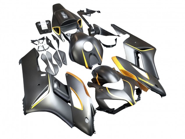 2004-2005 Matte Grey Gold Honda CBR1000RR Motorcycle Fairings UK Stores