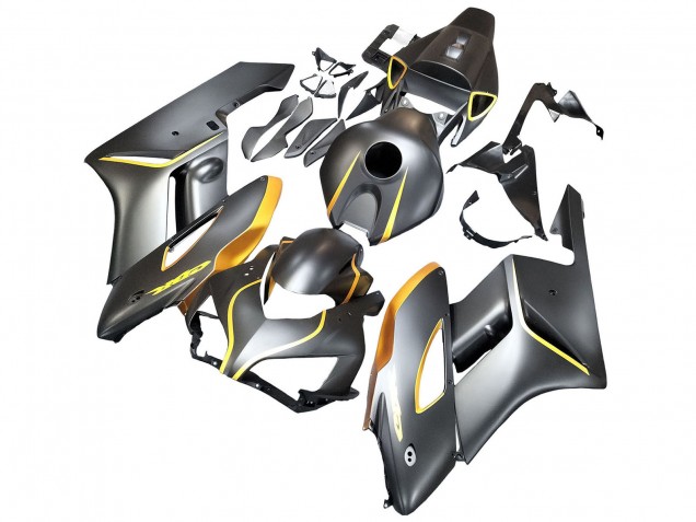 2004-2005 Matte Grey Gold Honda CBR1000RR Motorcycle Fairings UK Stores