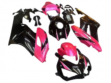 2004-2005 Pink Glossy Black Honda CBR1000RR Motorcycle Fairings UK Stores