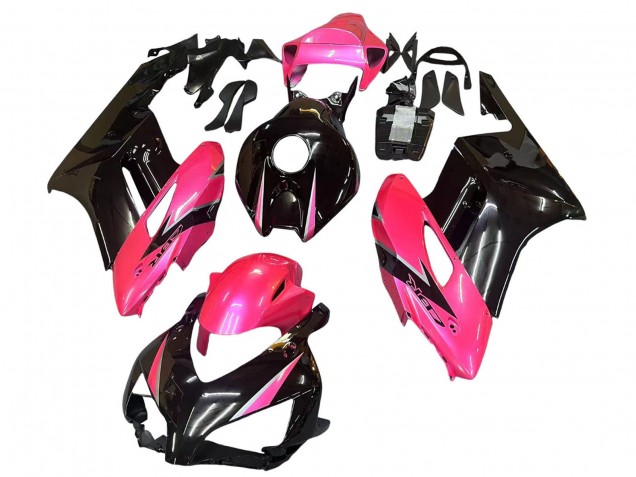 2004-2005 Pink Glossy Black Honda CBR1000RR Motorcycle Fairings UK Stores