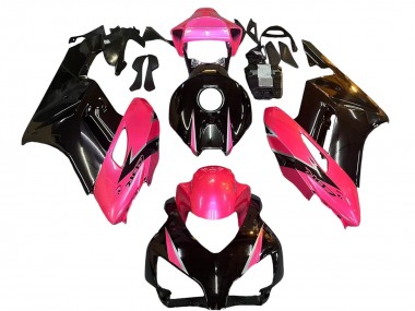 2004-2005 Pink Glossy Black Honda CBR1000RR Motorcycle Fairings UK Stores