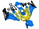 2004-2005 Blue Yellow Glossy Black Honda CBR1000RR Motorcycle Fairings UK Stores