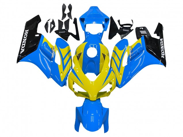 2004-2005 Blue Yellow Glossy Black Honda CBR1000RR Motorcycle Fairings UK Stores