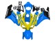 2004-2005 Blue Yellow Glossy Black Honda CBR1000RR Motorcycle Fairings UK Stores