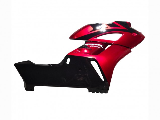 2004-2005 Red Glossy Black Stripe Honda CBR1000RR Motorcycle Fairings UK Stores