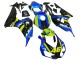 2006-2007 Blue Fluorescent Green Glossy Black Shark 46 Honda CBR1000RR Motorcycle Fairings UK Stores