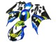 2006-2007 Blue Fluorescent Green Glossy Black Shark 46 Honda CBR1000RR Motorcycle Fairings UK Stores