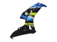 2006-2007 Blue Fluorescent Green Glossy Black Shark 46 Honda CBR1000RR Motorcycle Fairings UK Stores