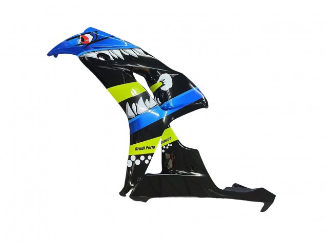 2006-2007 Blue Fluorescent Green Glossy Black Shark 46 Honda CBR1000RR Motorcycle Fairings UK Stores