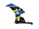 2006-2007 Blue Fluorescent Green Glossy Black Shark 46 Honda CBR1000RR Motorcycle Fairings UK Stores
