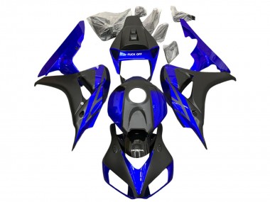 2006-2007 Blue Matte Black Honda CBR1000RR Motorcycle Fairings UK Stores