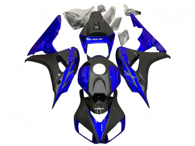 2006-2007 Blue Matte Black Honda CBR1000RR Motorcycle Fairings UK Stores