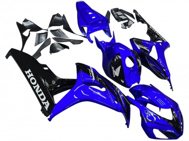 2006-2007 Blue Glossy Black Honda CBR1000RR Motorcycle Fairings UK Stores