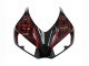 2006-2007 Glossy Black Red Flame Honda CBR1000RR Motorcycle Fairing UK Stores