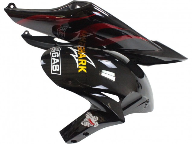 2006-2007 Glossy Black Yellow Red Flame Honda CBR1000RR Motorcycle Fairings UK Stores