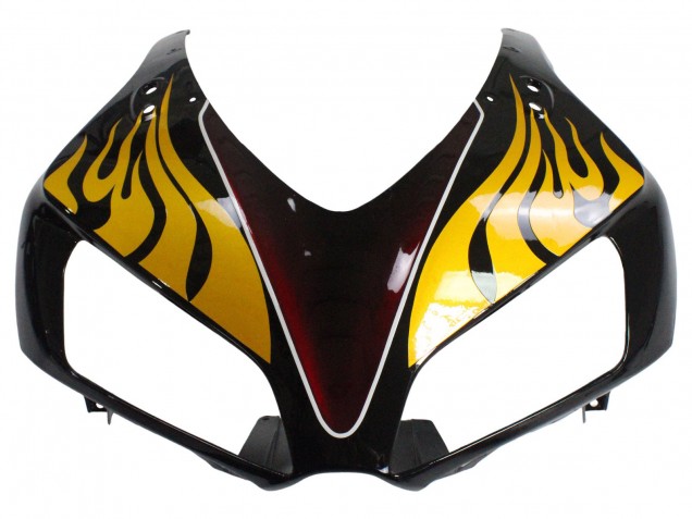 2006-2007 Glossy Black Yellow Red Flame Honda CBR1000RR Motorcycle Fairings UK Stores