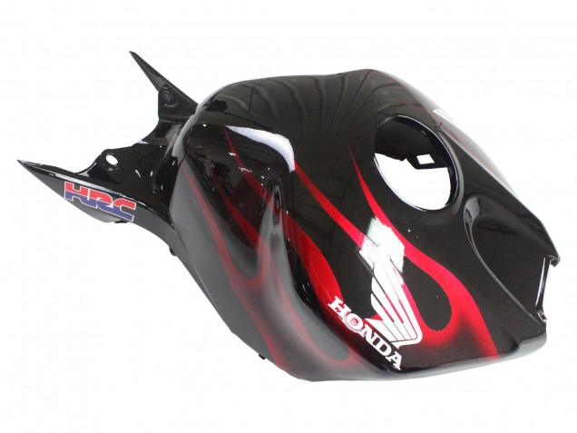 2006-2007 Glossy Black Yellow Red Flame Honda CBR1000RR Motorcycle Fairings UK Stores