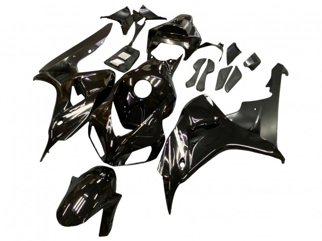 2006-2007 Glossy Black Matte Back Honda CBR1000RR Motorcycle Fairings UK Stores