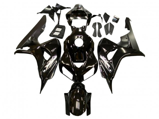 2006-2007 Glossy Black Matte Back Honda CBR1000RR Motorcycle Fairings UK Stores