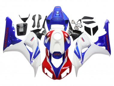 2006-2007 White Red Blue HRC Honda CBR1000RR Motorcycle Fairing UK Stores